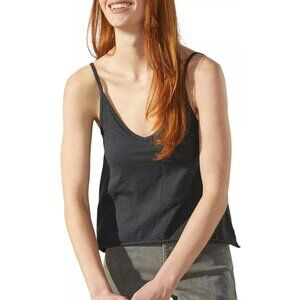 UpWest | NWOT Spaghetti Strap Pocket Tank Top in Soot/Charcoal Gray Size Medium